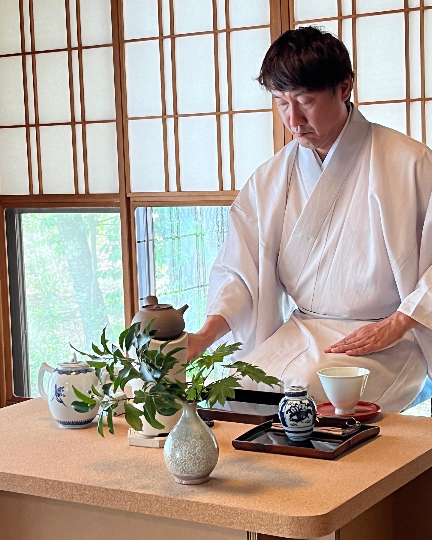 煎茶道黄檗売茶流 唐木岱仙 氏の画像