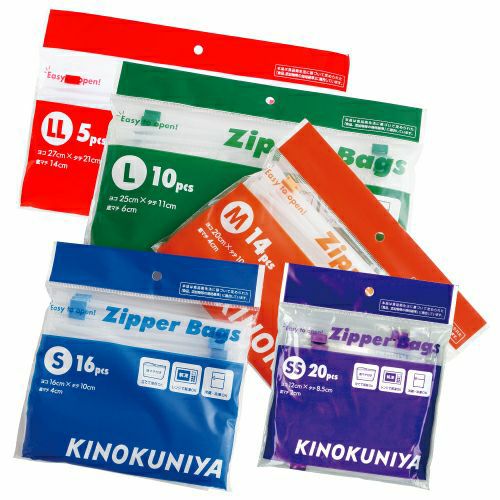 紀ノ国屋 スライドジッパーバッグ 5タイプセット | 紀ノ国屋 公式