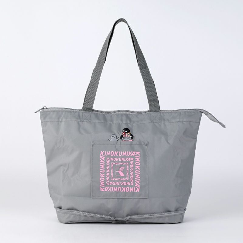 紀ノ国屋 Suicaのペンギン折りたためる保冷トートバッグ ベージュ