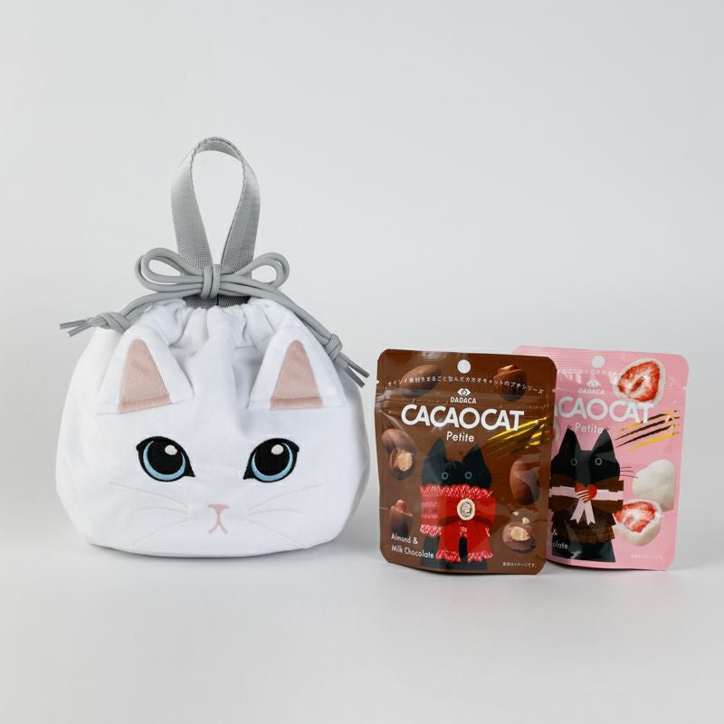 紀ノ国屋 猫保冷巾着 ＆ CACAOCAT（ハチワレ） | 紀ノ国屋 公式
