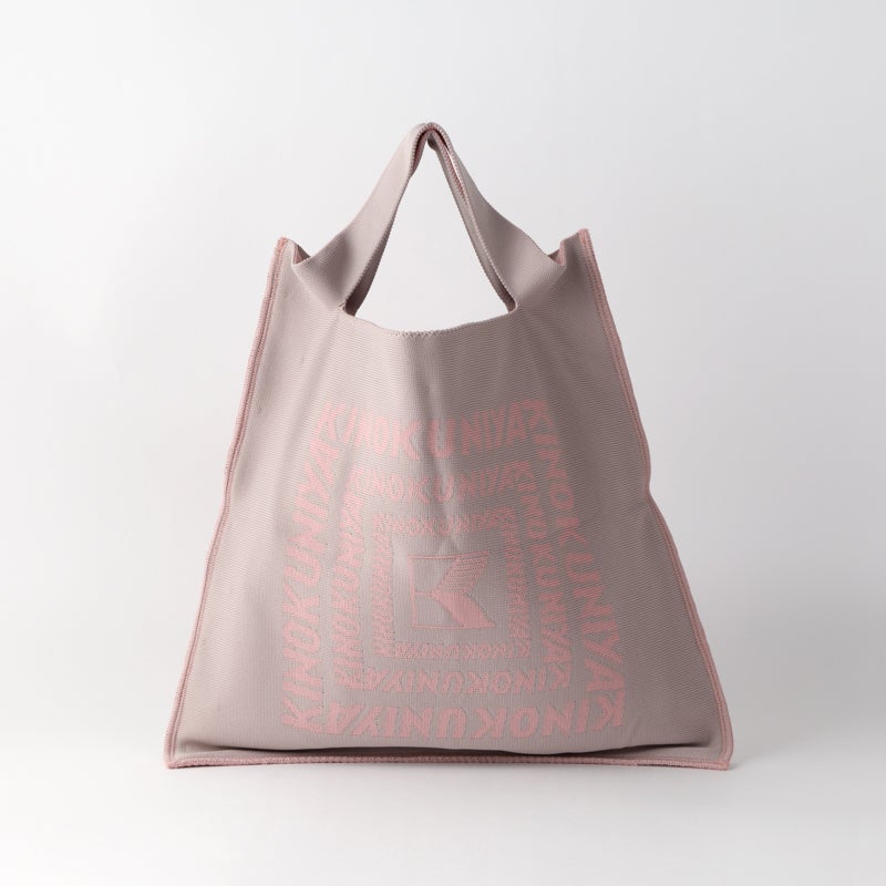 がってくださーい 紀ノ国屋 KNT365コラボバッグ totty ピンク×グレージュ