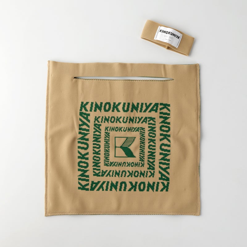 紀ノ国屋 KNT365コラボバッグ totty グリーン×ベージュ