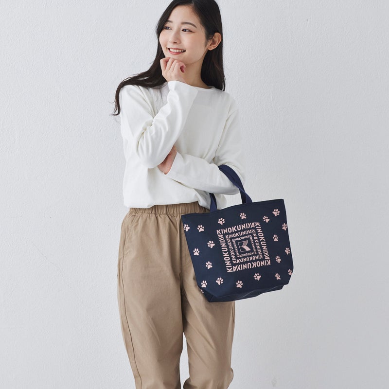 紀ノ国屋 お散歩バッグ ネイビー×ベージュ | 紀ノ国屋 公式オンライン